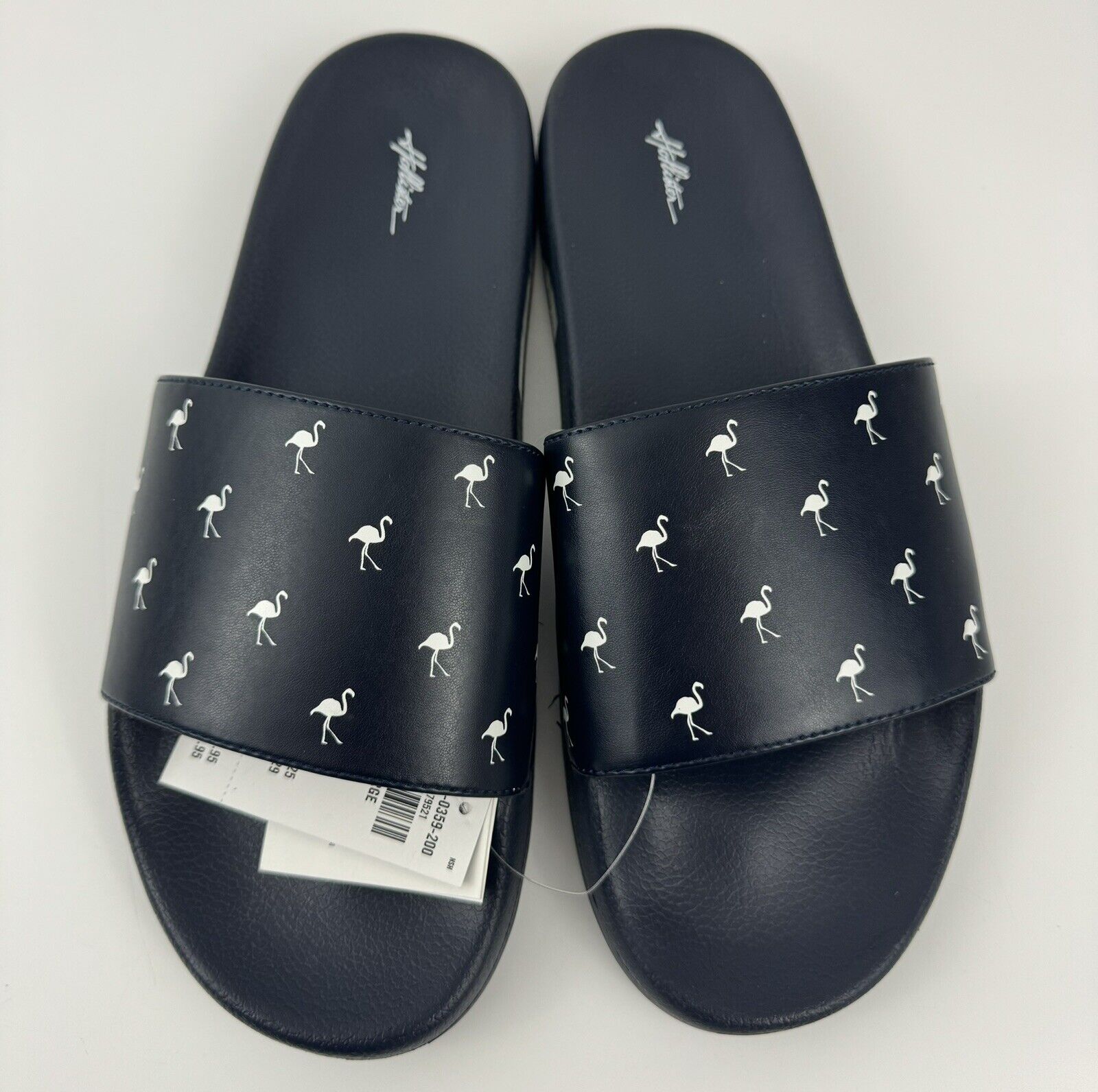 HOLLISTER Logo Slip On Slide Sandals