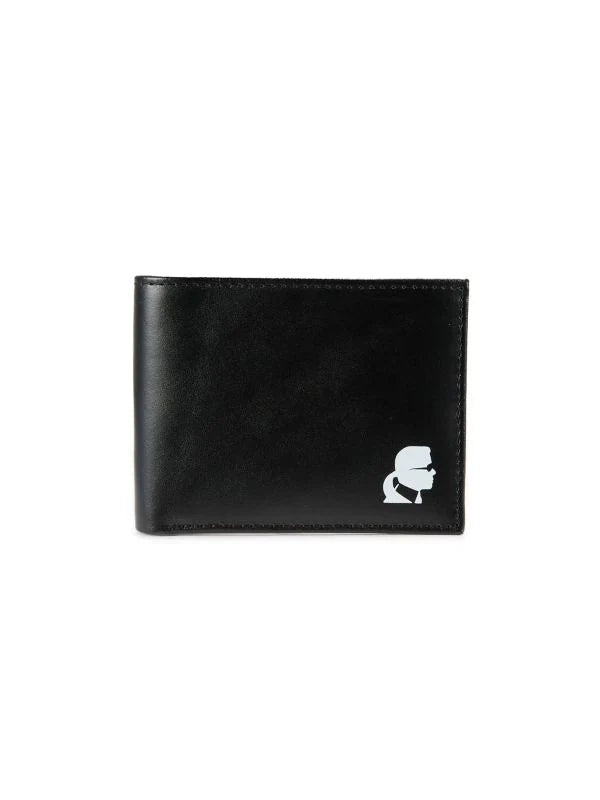 Logo Leather Bifold Wallet