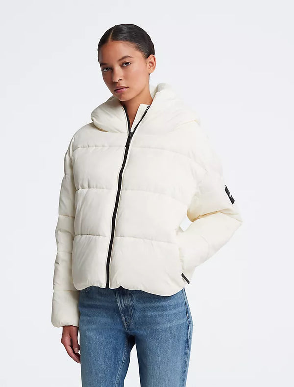 Boxy Hooded Puffer Jacket