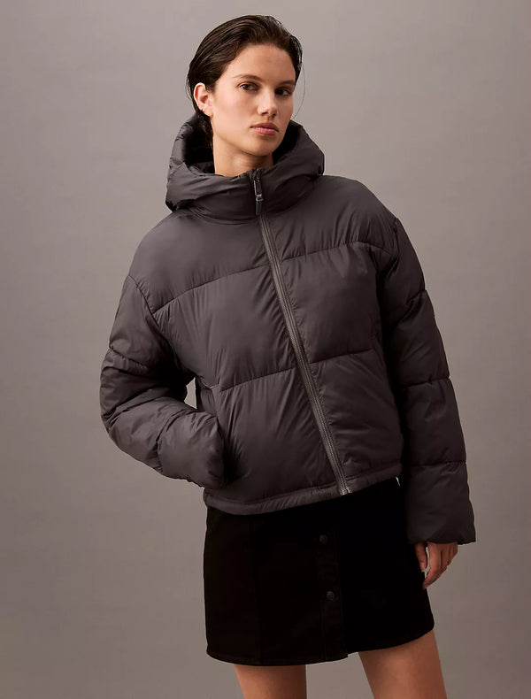 Short Hooded Puffer Jacket