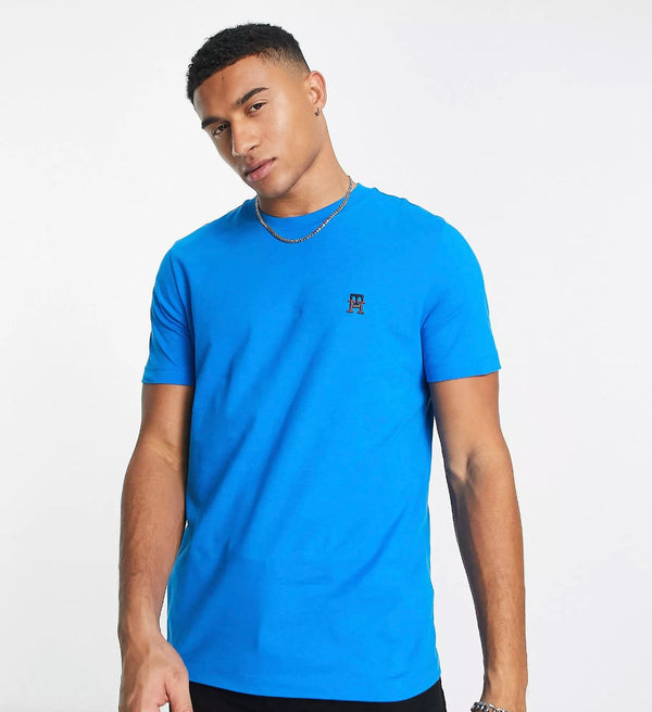 Tommy Hilfiger graphic logo t-shirt in blue