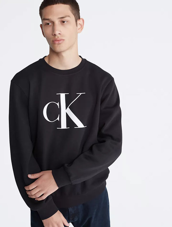 Monogram Logo Fleece Crewneck Sweatshirt