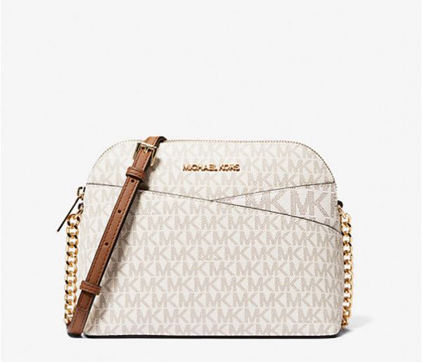 Jet Set Travel Medium Logo Dome Crossbody Bag