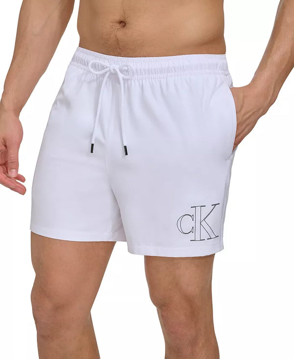 Men's Outline Logo Modern Euro 5" Volley Swim Trunks