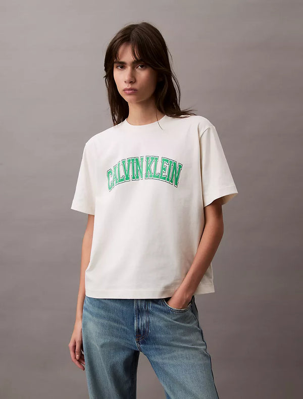 Boxy Varsity Logo T-Shirt