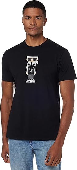 KARL LAGERFELD T, Kocktail Karl, Short Sleeve Crew Neck Men’s Shirt