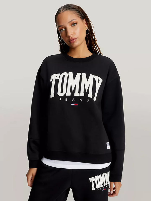 Embroidered TJ Varsity Logo Sweatshirt