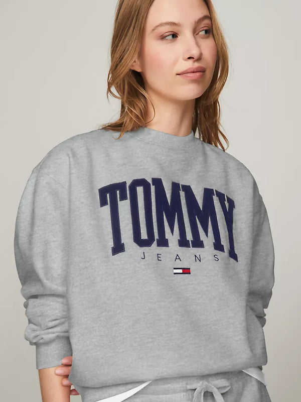 Embroidered TJ Varsity Logo Sweatshirt