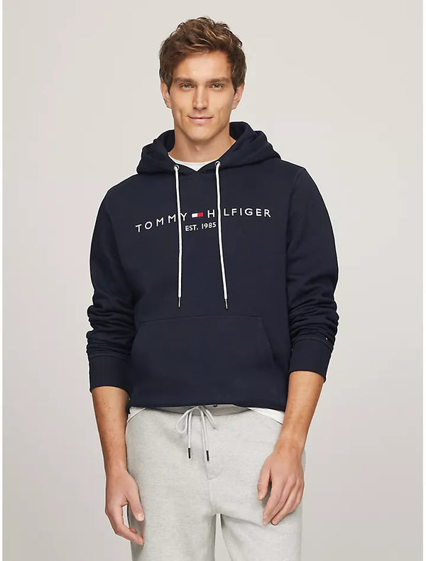 EMBROIDERED TOMMY LOGO HOODIE