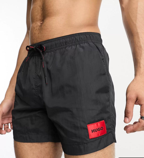 Hugo dominica swim shorts in black