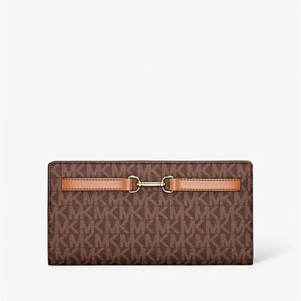 carson large signature logo wallet