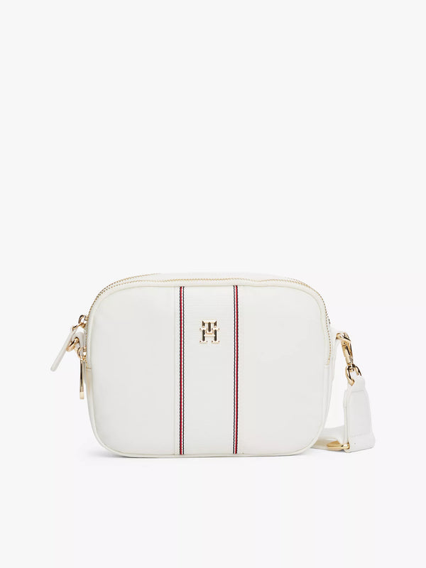 Textured Stripe Crossbody Bag