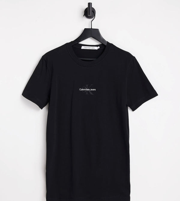 Calvin Klein Jeans Logo tonal monogram logo t-shirt