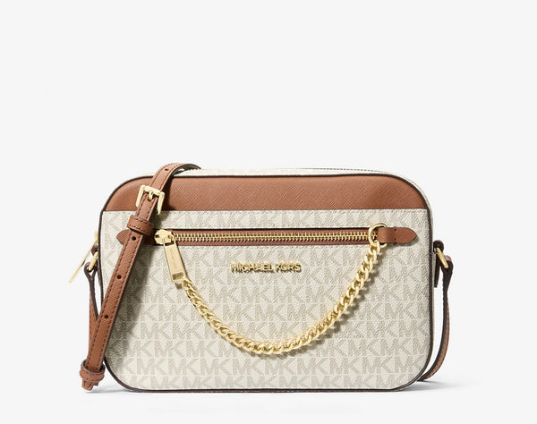Jet Set Large Logo Crossbody Bag