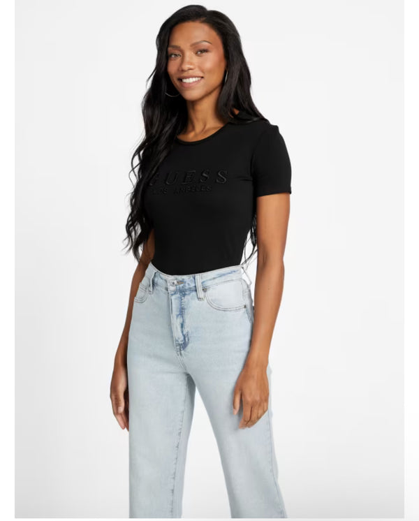 Lizza Embroidered Logo Tee