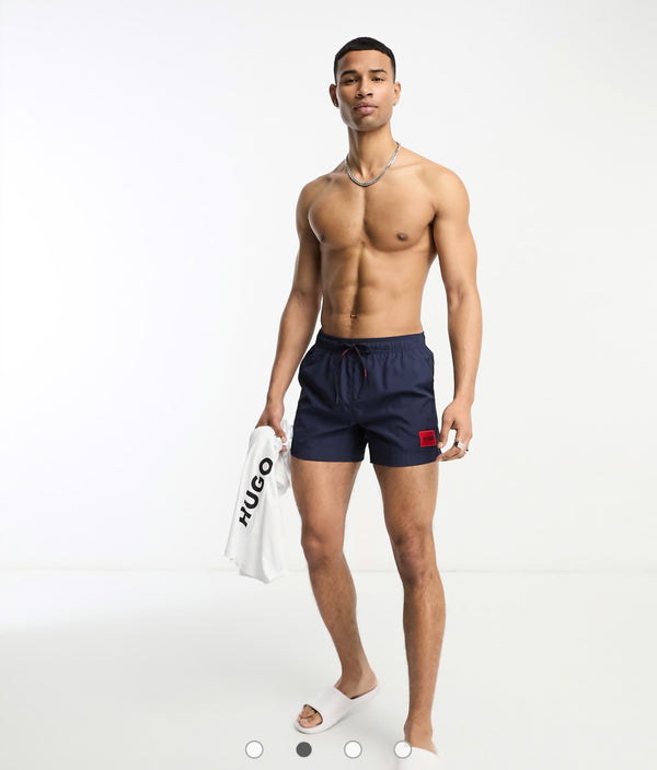 Hugo dominica swim shorts in navy