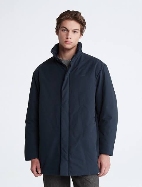 Calvin klein Cotton Nylon Blend Coat