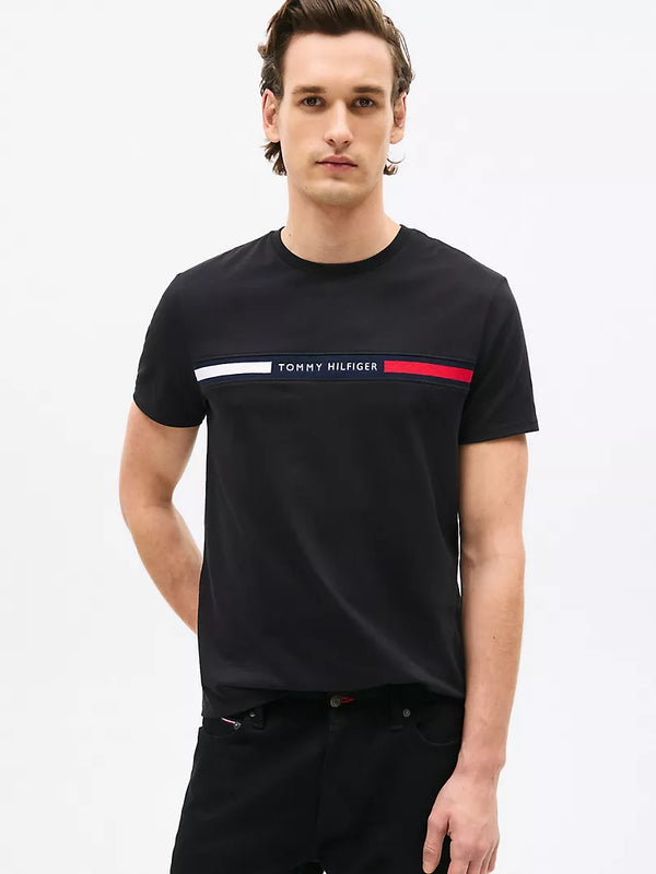 Tommy Flag Stripe T-Shirt