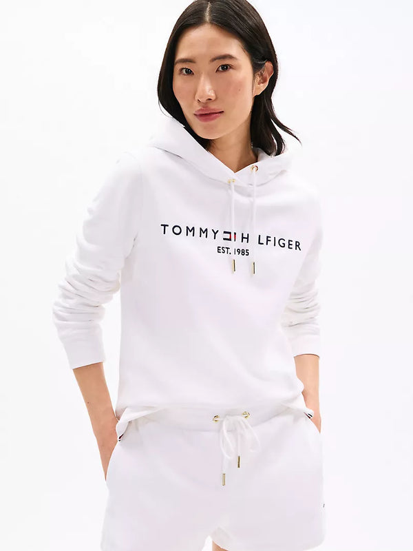 Embroidered Tommy Logo Hoodie