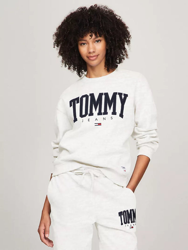 Embroidered TJ Varsity Logo Sweatshirt