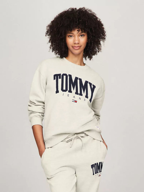 Embroidered TJ Varsity Logo Sweatshirt