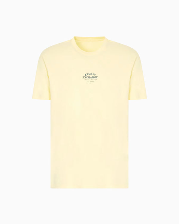 Regular fit cotton T-shirt with logo