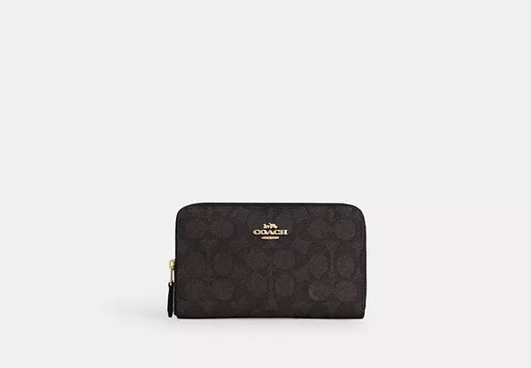 Medium Id Zip Wallet In Signature Canvas