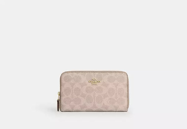 Medium Id Zip Wallet In Signature Canvas (