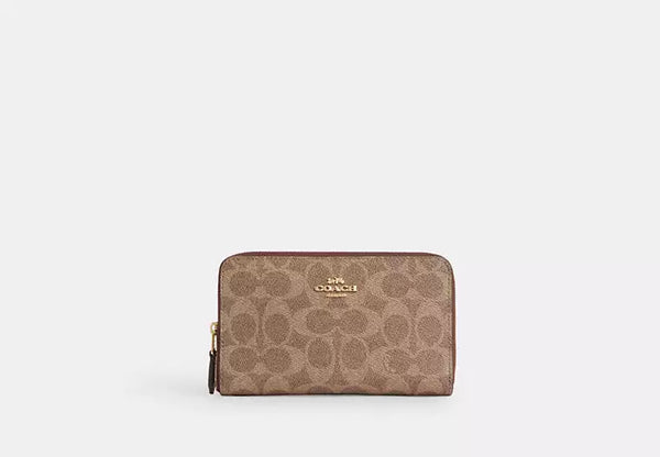 Medium Id Zip Wallet In Signature Canvas
