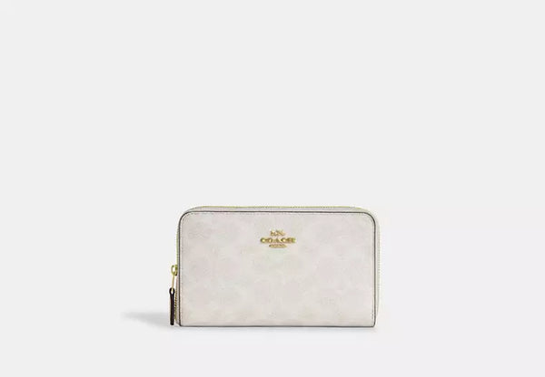 Medium Id Zip Wallet In Signature Canvas