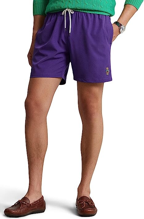 Polo Ralph Lauren 5.75 Traveler Classic Swim Trunks (Purple Rage) Men's Swimwear